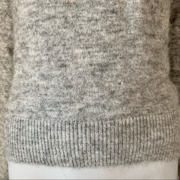 & OTHER STORIES Mohair Wool Blend Crewneck Sweater Gray XS - Picture 7 of 14
